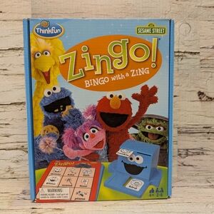 New Sealed Sesame Street Zingo! Bingo Game Ages 4+ 2-6 Players